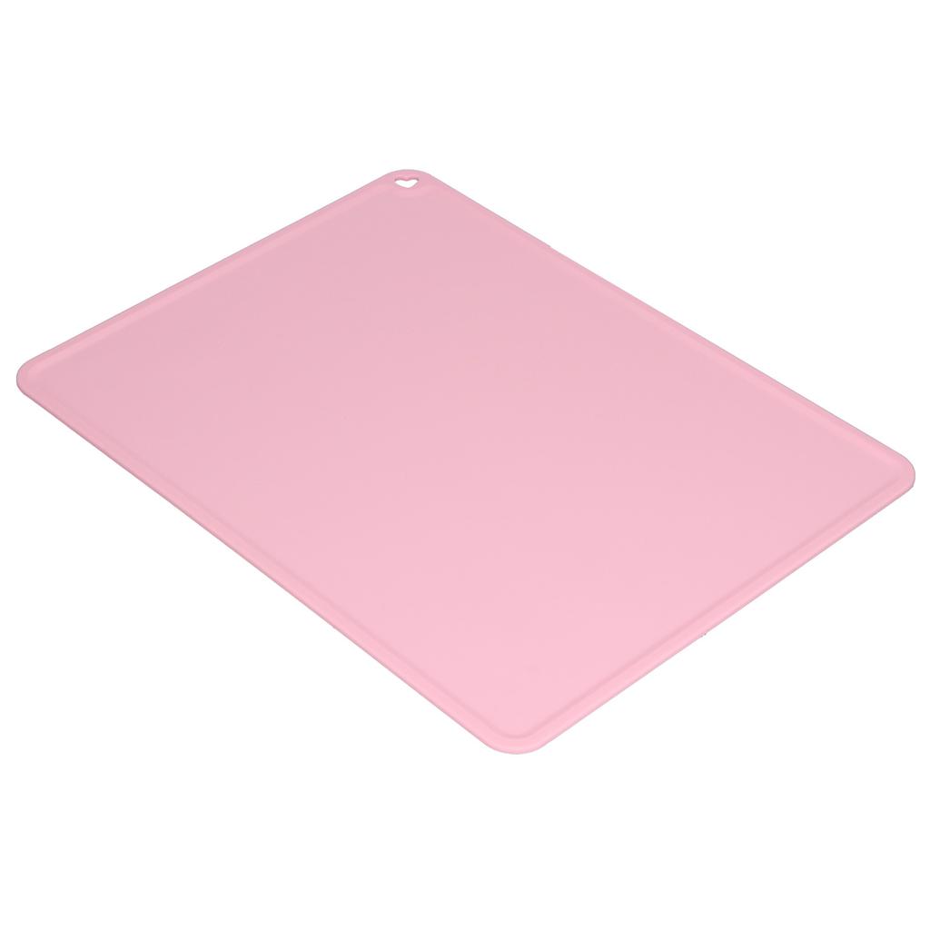 Silicone Placemat Waterpoof NonSlip Table Mat Heat Insulation Pad for Primary School Students 41x31x1cm(Dark Pink )