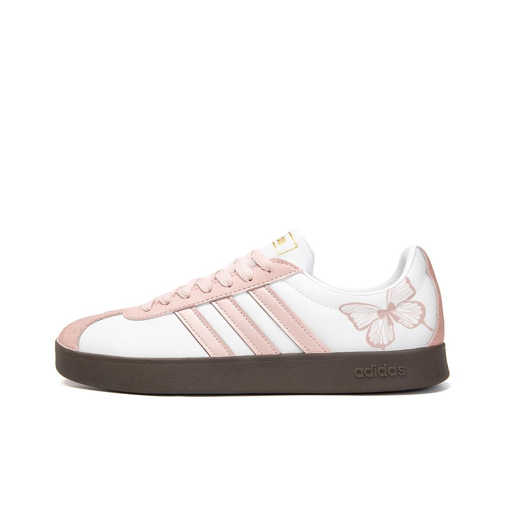 

Adidas Neo VL Court 2.0 Slip Resistant Abrasion Resistant Low top Skateboard Shoes Unisex Pink White ID6015(Team354-) 44⅔