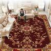 European Luxury Large Living Room Carpet Soft Flannel Rugs for Bedroom Decoration Home Non-slip Easy Cleaning Coffee Tables Mat