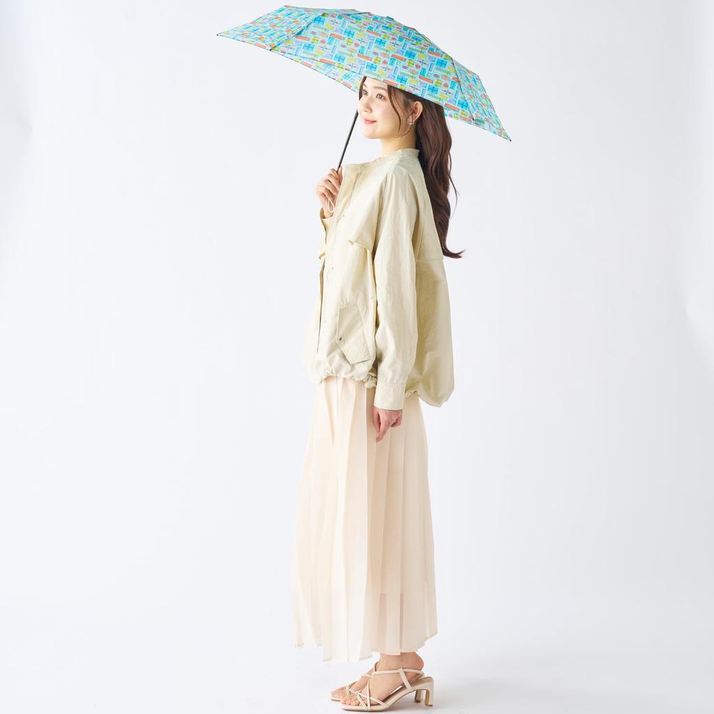 Miracle Tech Lightweight Folding UV Protection Folding Umbrella 50cm 10352 Saxe Blue Imada Mio Ambassador Ultra-compact 11.7cm