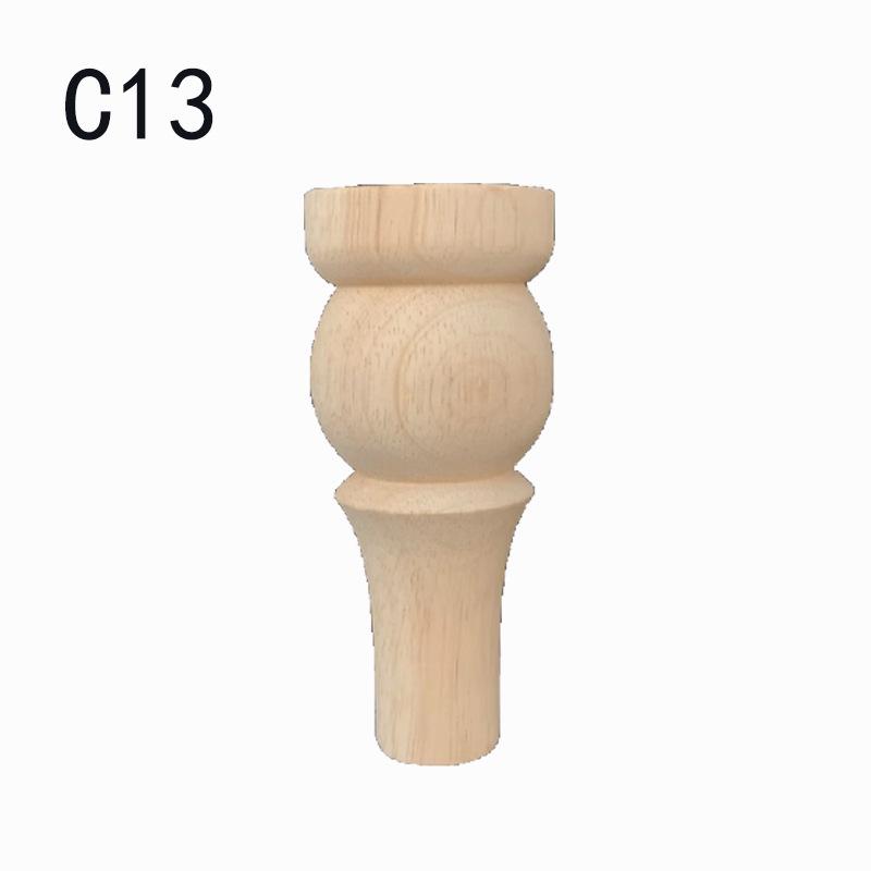 American Style Solid Wood Leg Cabinet: Versatile Furniture Legs for Bedside Cabinets, Coffee Tables, TV Units, and Sofas.