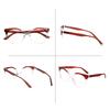 TUREZING Stylish Bottom Clear Frame Men And Women All-match Diopter Eyeglasses+20 HD Durable Lens Circular Presbyopia Eyegl+asses