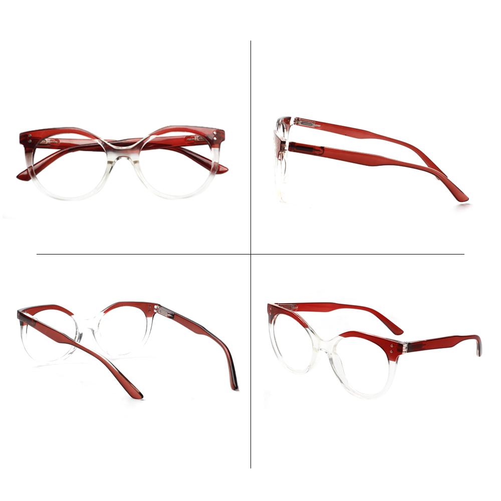 TUREZING Stylish Bottom Clear Frame Men And Women All-match Diopter Eyeglasses+20 HD Durable Lens Circular Presbyopia Eyegl+asses