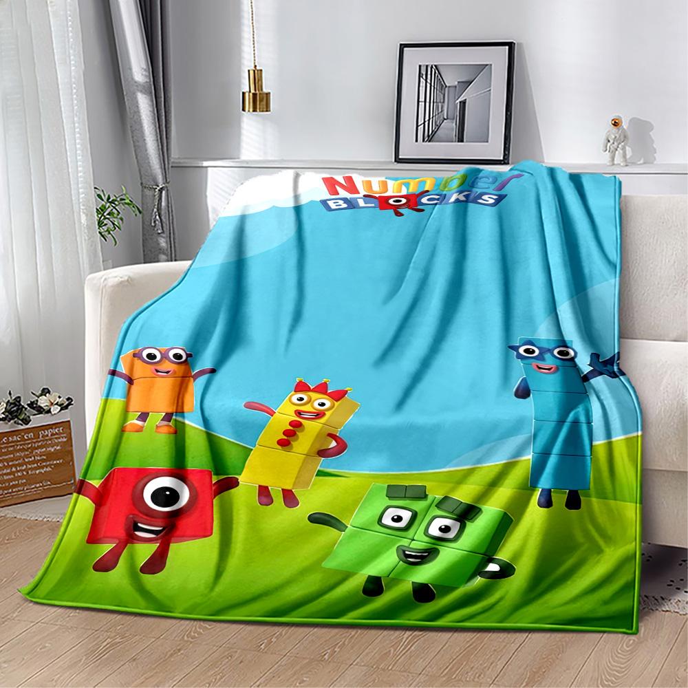 Numberblocks Blanket Soft & Cozy Suitable for Picnics Couch Bed for All Occasions Modern Style Best Holiday Gift for Friends Family