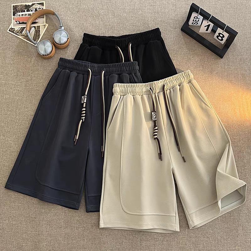 

Men s Casual Retro Trendy Summer Loose Straight-Leg Sports Shorts 4XL чорний