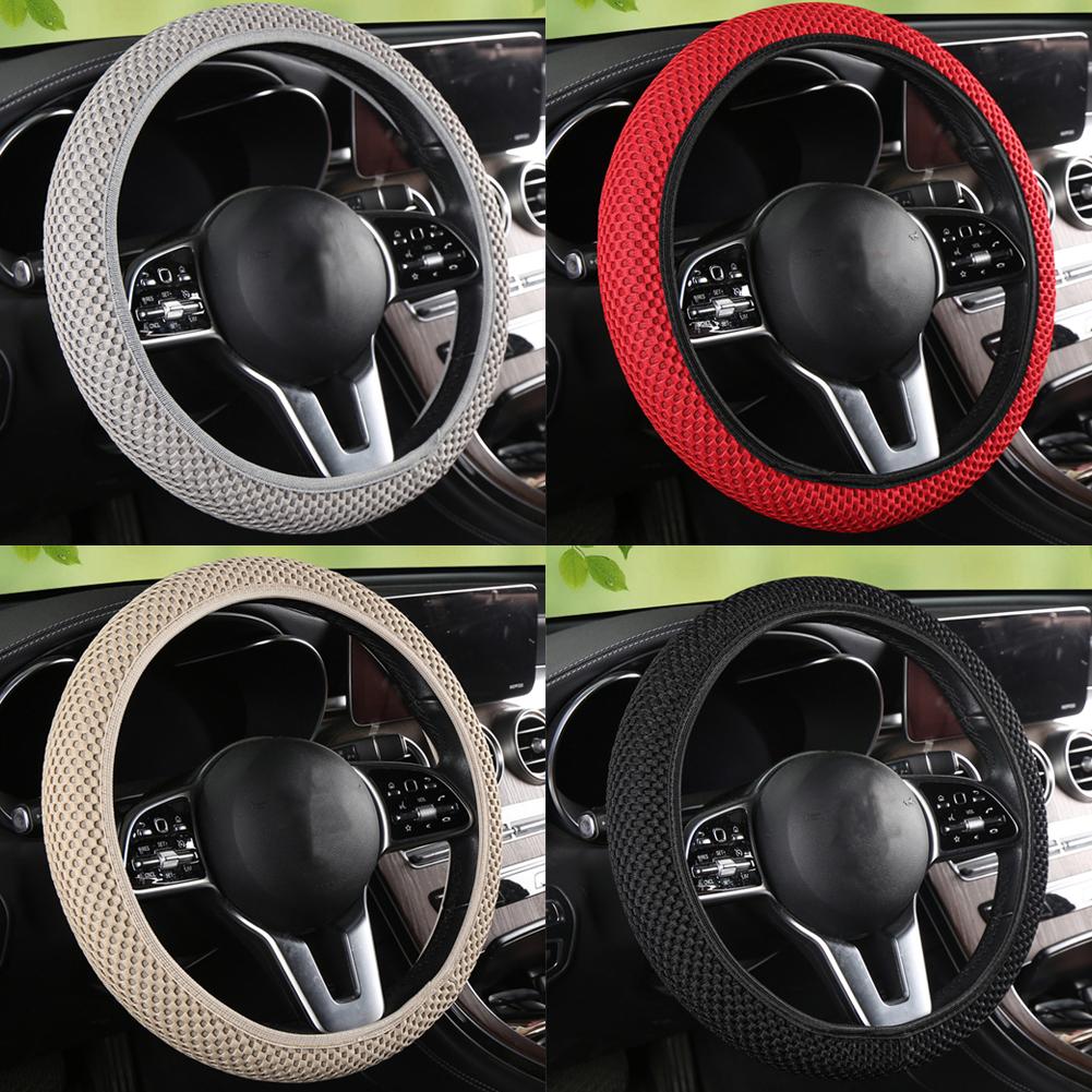 Car Universal Steering Wheel Cover Prevent Hand Sweat Inner No Steering Elastic Handle Comforta J1D4