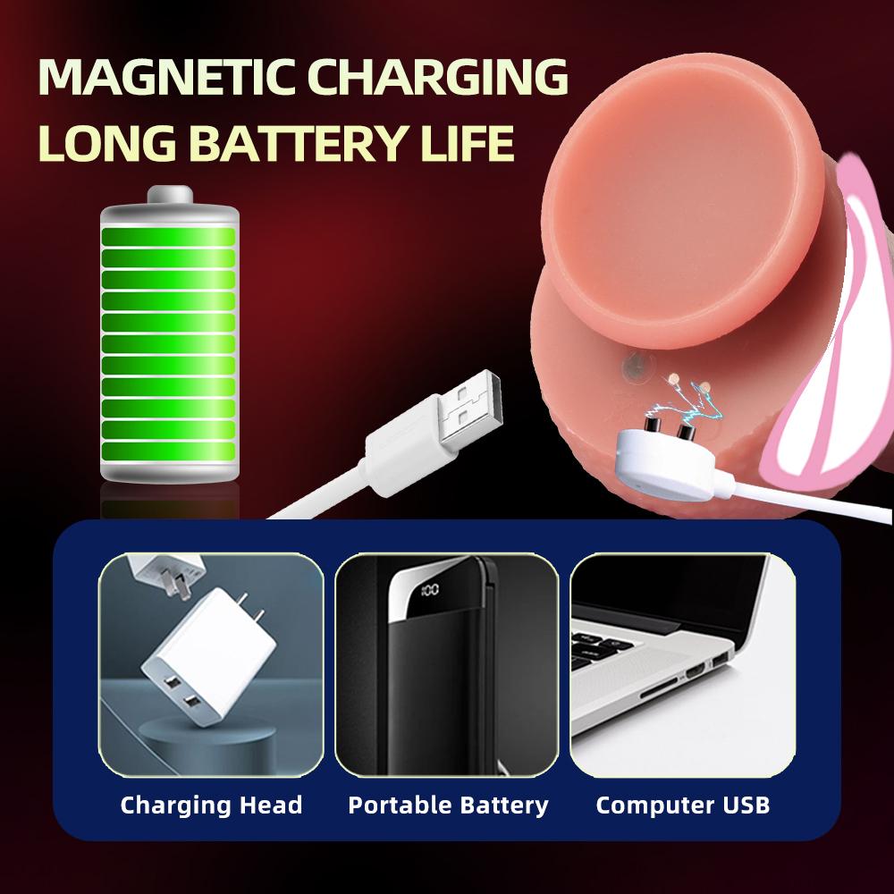 Adult Sex Toys Thrusting Vibrating Dildo Remote Control Realistic Suction Cup Dildo for G Spot Clitoral Anal Dildo Stimulation