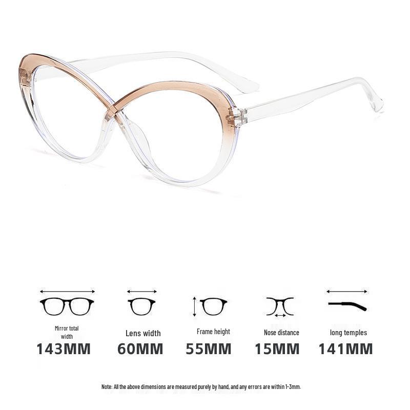 Trendy Unisex Korean-Style Myopia Glasses with High-End Anti-Blue Light Frames