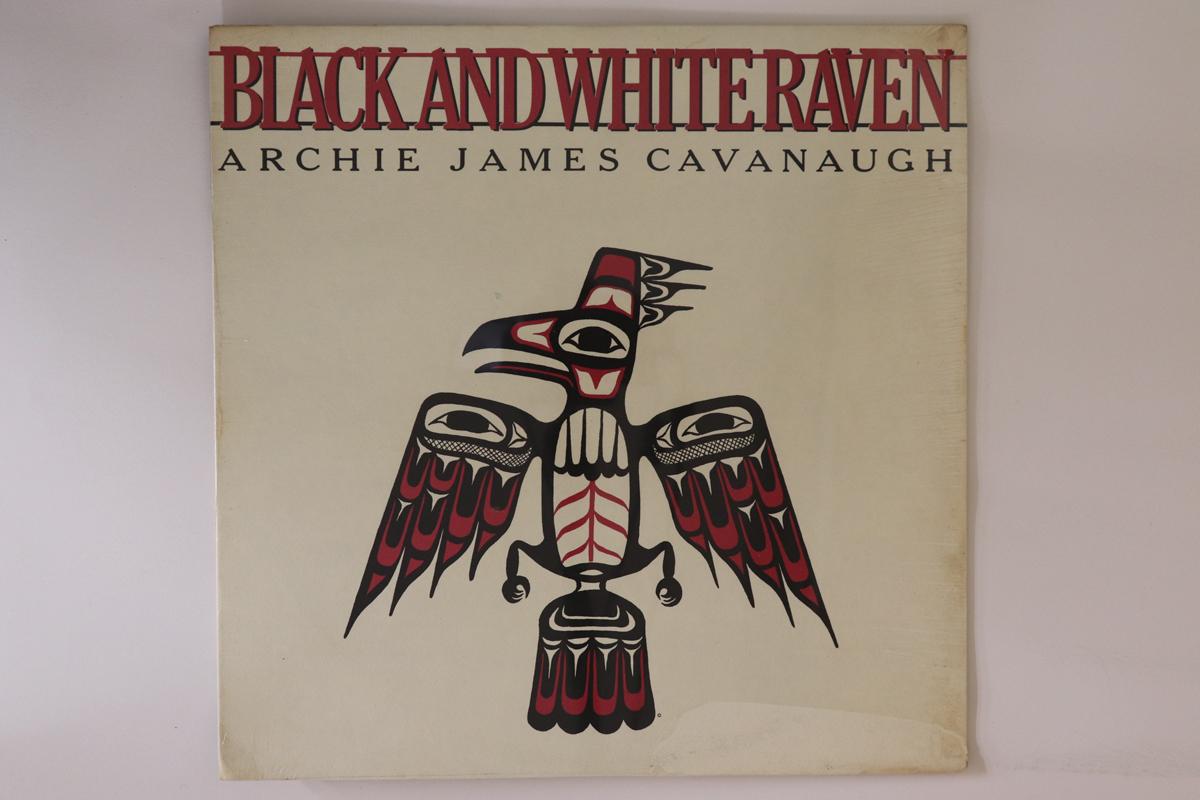 

LP Record ARCHIE JAMES CAVANAUGH Black And White Raven BWRLP001 BLACK WHITE 1980 US Rock Used