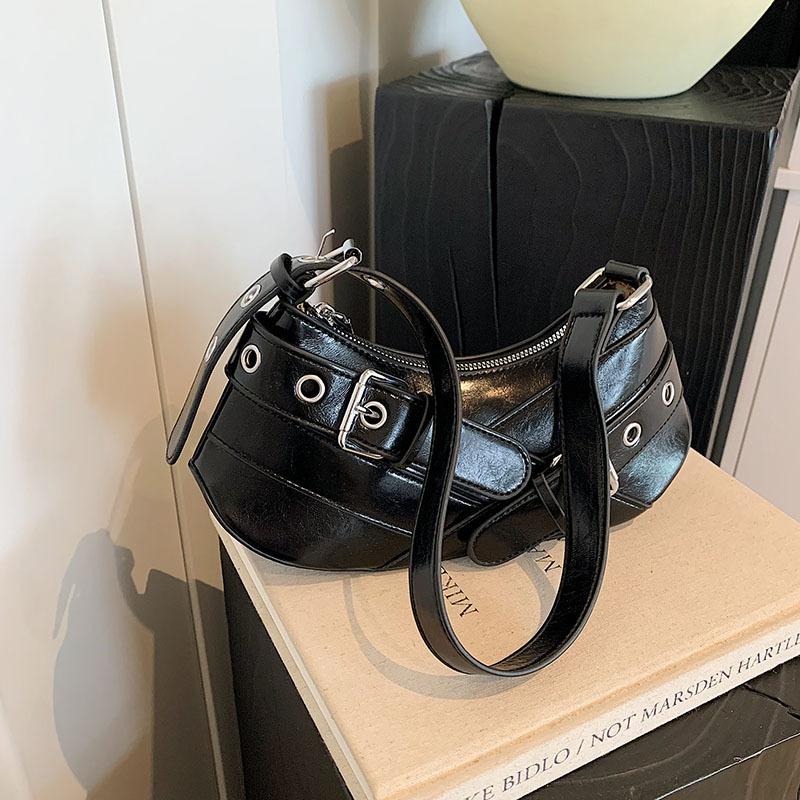 Fashion High-end Underarm Bag Women's 2025 Summer Korean Version Trendy Versatile Locomotive Bag Niche Simple Shoulder Women's Bag