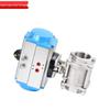 Pneumatic Stainless Steel 3-Piece Female Threaded Ball Valve Q611F-16P, High Platform