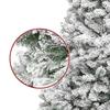 Flocked Christmas Tree PVC Artificial Pine with Realistic Snow Effect White Snow Covered Xmas Tree for Shop Window Display