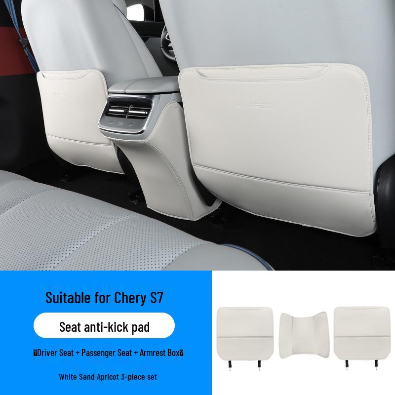 Zhiji S7 Rear Seat Anti-Kick Mat - Anti-Dirt Protection Pad for Car Interiors