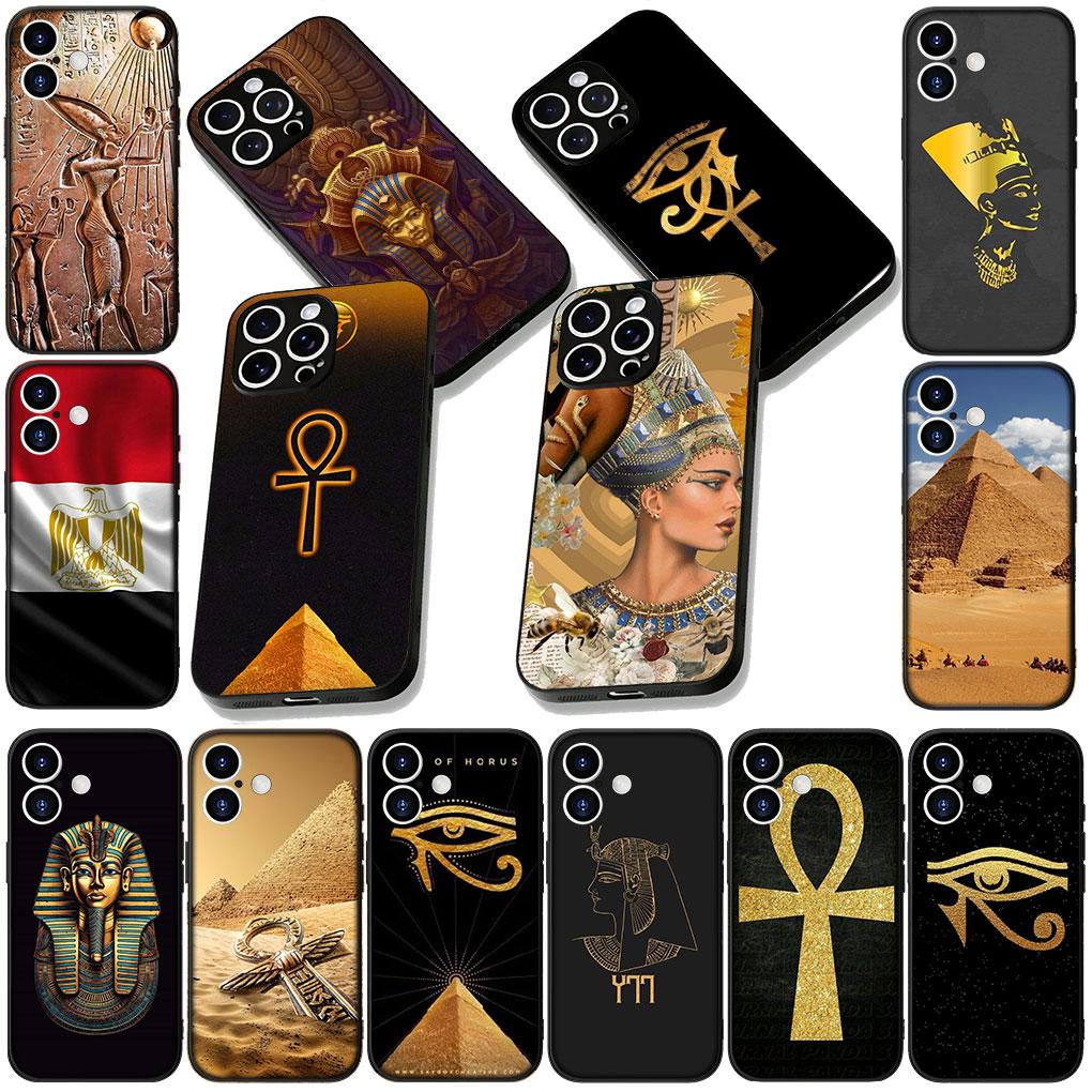 Soft Cover for Xiaomi Poco C75 C65 C71 C85 X7 X6 M6 M7 F7 F8 Ultra F6 Pro Coque Phone Case Egypt Nefertiti Anubis Ankh