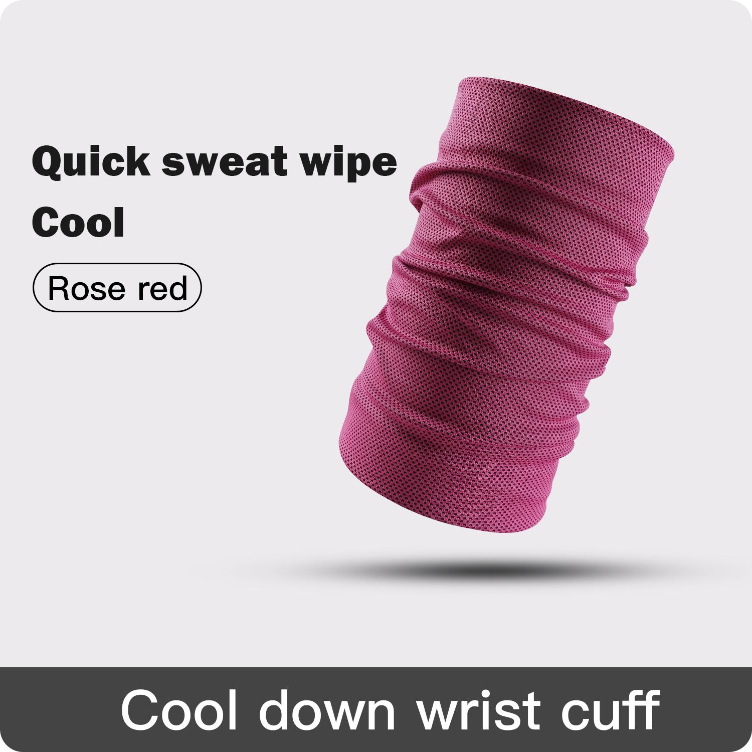 1 bracelet anti-transpiration pour le sport, protection pour le poignet, le tennis, la gym, le fitness, la course rouge rose