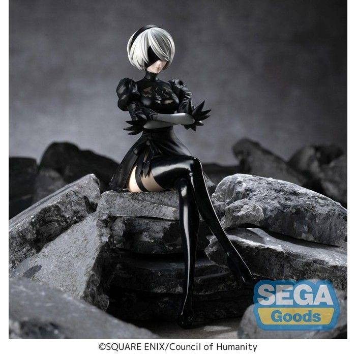 Sega - NieR: Automata Ver1.1a - Statuette PM Perching 2B 13 cm