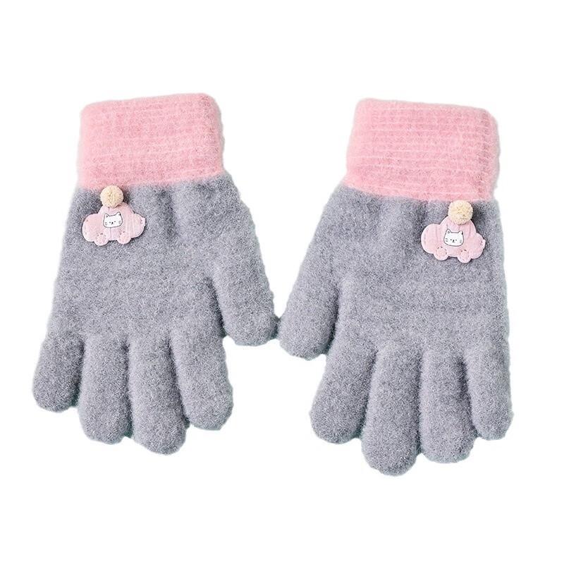Yi Shan Yi Si Kids  Winter Warm Full-Finger Gloves (3-Pack)