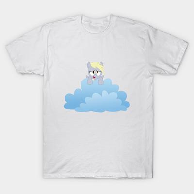 T Shirt Women Cloud Derpy Harajuku Print Kawaii Tshirt Summer Short Sleeve Female T-Shirt Top Tee