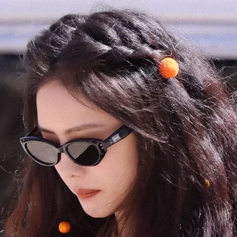 Korean Cat Eye GM UV Protection Sunglasses for Women - Metal Hinge & Fashionable Street Style