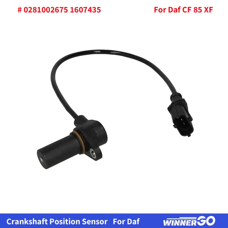 1607435 Crank Crankshaft Position Sensor Replacement for DAF CF 85 XF Truck 0281002675 Engine Crank CKP Sensor  Auto Car Parts