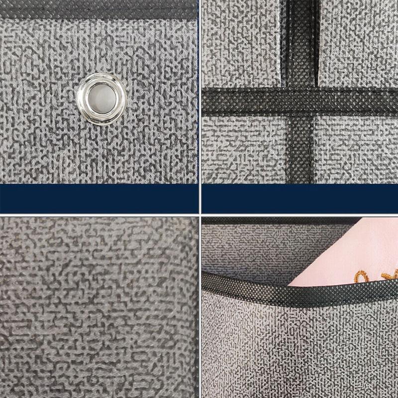 24Pocket Hanging Shoe Holder Storage Box Over Door Rack Hanger Closet Organize