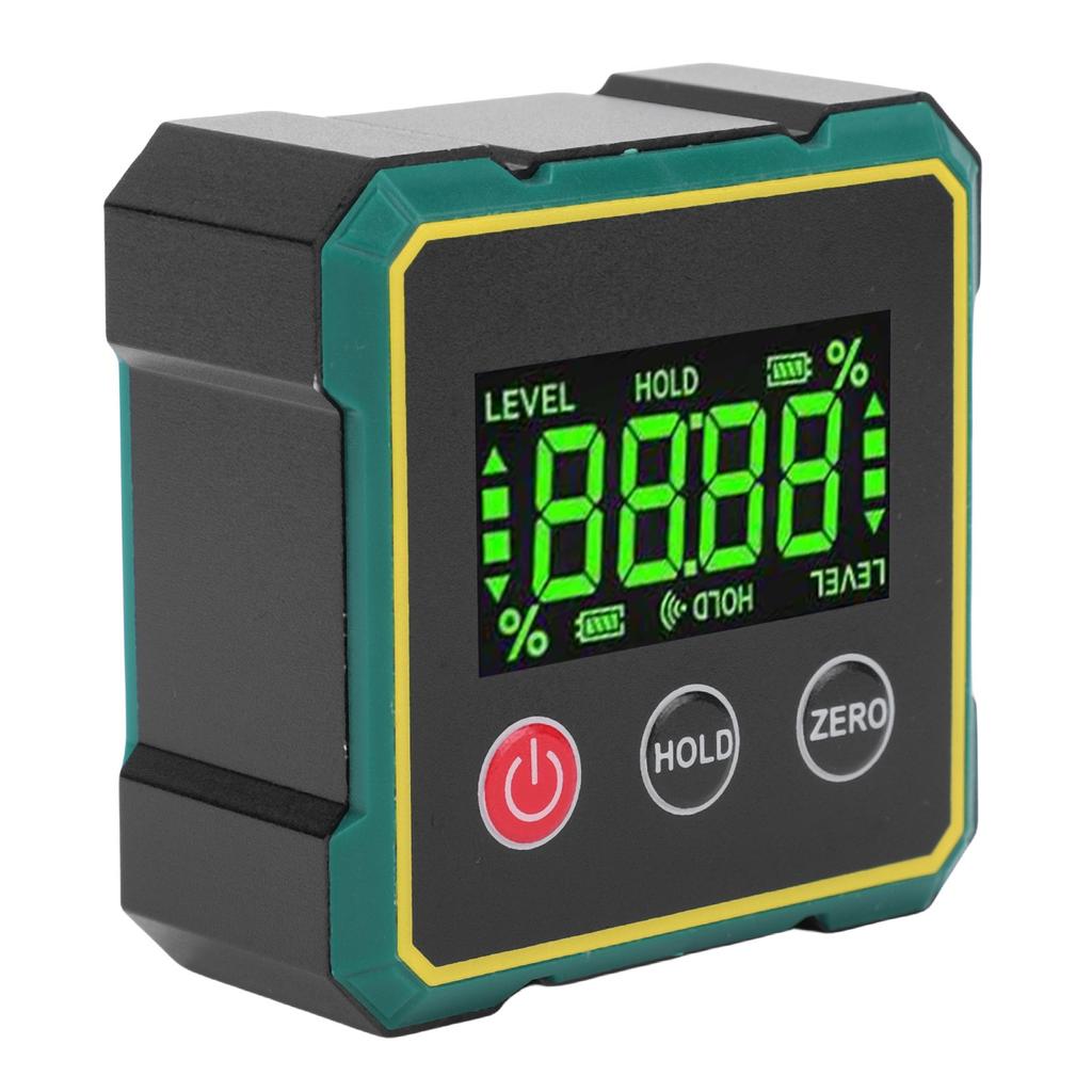 Digitale Winkelmessgerät mit Magnetfuß Winkel Neigung Umrechnung Elektronisches Winkelsuchwerkzeug mit Datensperre