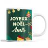 Mug - Noël Amir Green - Ceramic - 325 Ml - Secret Santa Gift Idea