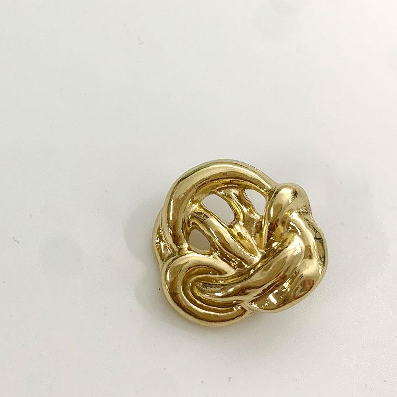 Vintage Metal Buttons For Clothing Designers Diy Crafts Supplies Jacket Embellishment Garments Glitter Sewing Accessories 10pcs