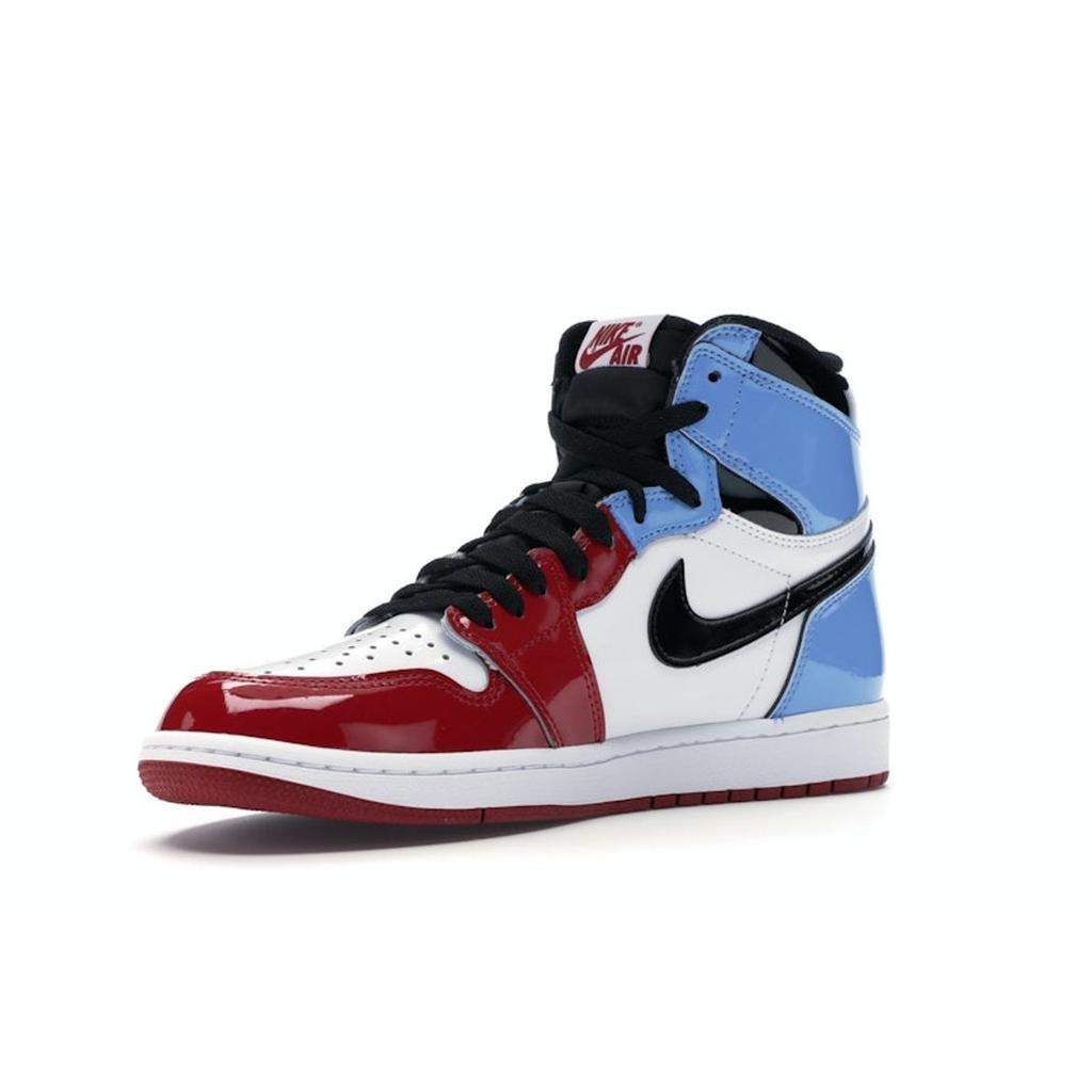 Air Jordan 1 Retro High OG Fearless Unisex Sneakers White University-Blue-Varsity-Red-Black CK5666-100