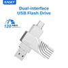 EAGET USB 3. 2 Type C To USB Флеш-накопичувач Флешка 2 в 1 USB 3.2 Карта пам'яті Флеш-диск Type-C Флешка