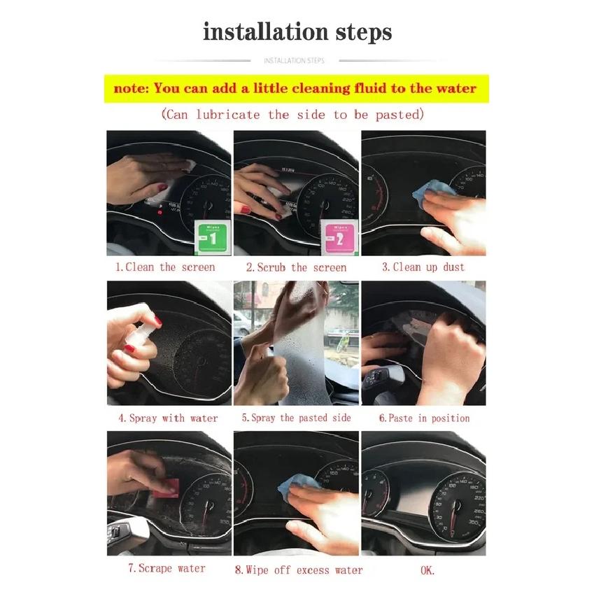 TPU Screen Protector For GWM Great Wall Tank 300    Car GPS Navigation Screen TPU Protective Film Anti-scratch