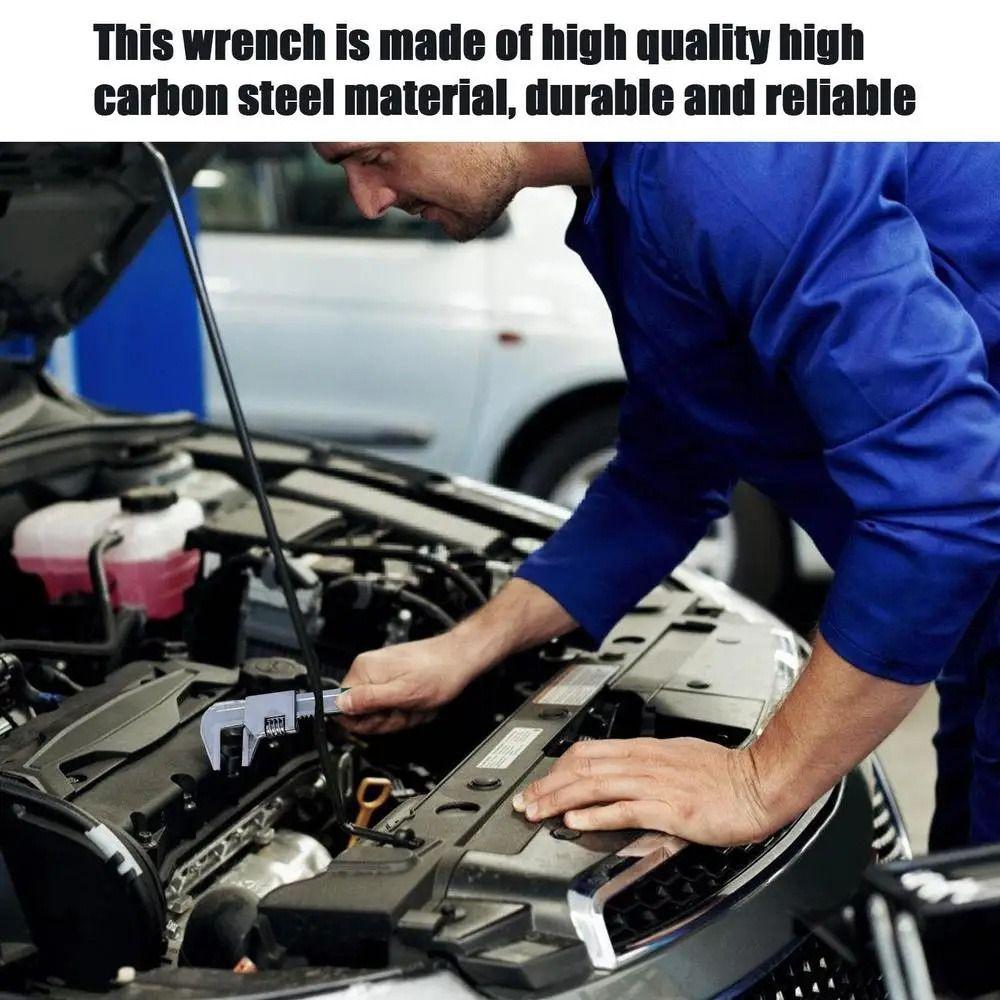 Adjustable Right-angle Wrench Flexible Ratchet Torque Pipe Spanner  Plumbing Repair Hand Tools