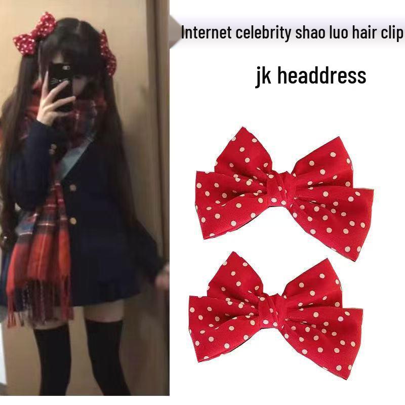 Gentle White Lace Bow Duckbill Clip for Bangs & Ponytails