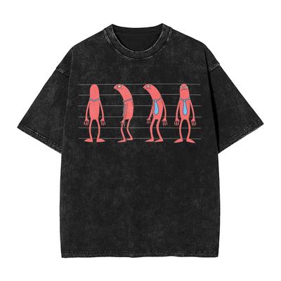 Smiling Friends Alan Prison Photo T-Shirt  Simple T Shirts Short Sleeve Y2k Retro Tops Summer Cotton Comfortable Oversize Tees