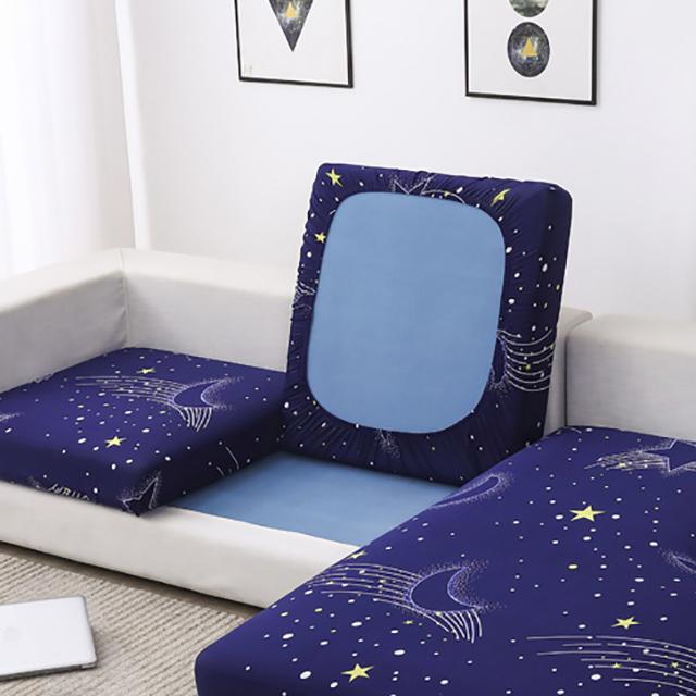 Printed Stretch Sofa Seat Cushion Cover L-shaped Corner Couch Sofa Slipcover for Living Room Wedding Elastic Seat Cushion Cover