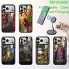 Classic-Church Glass Phone Case For iPhone17,16,15,14,13 Plus,Pro Max Magnetic For Magsafe Wireless Charging