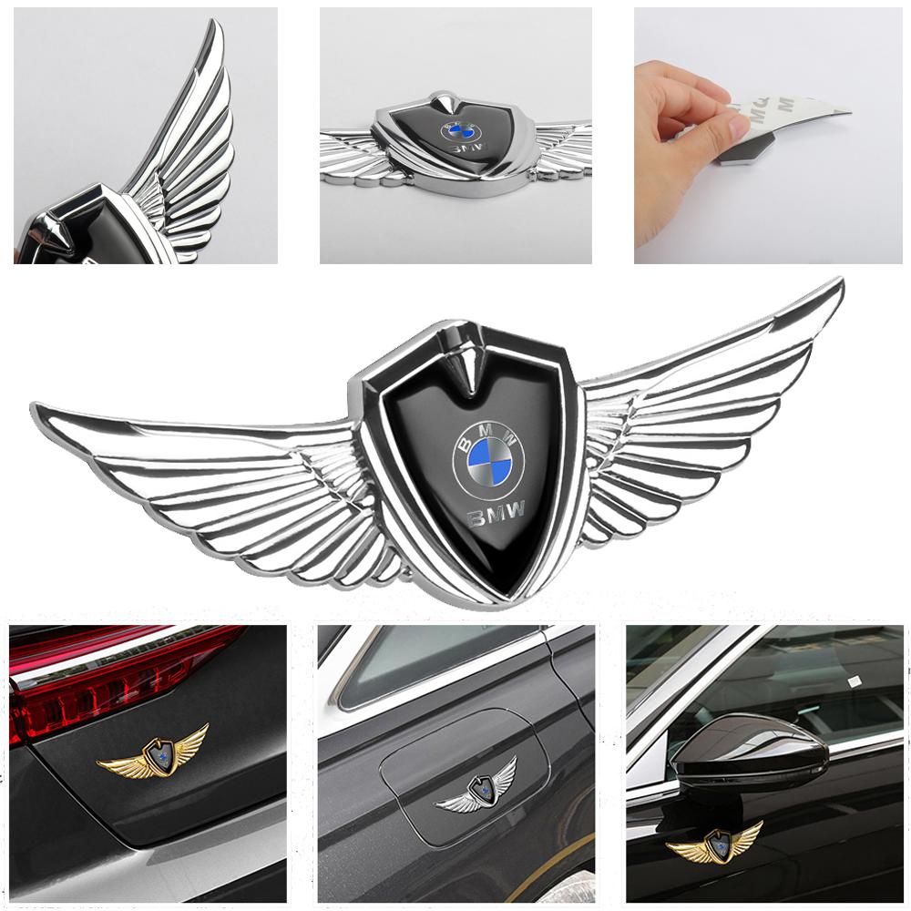 3D kovové křídlo odznak styling auta nálepky na karoserii nálepky auto vnější doplňky pro BMW F30 F10 E90 E34 E53 E61 E62 E93 GT X3 E46