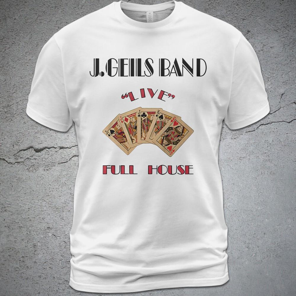 Cotton T-Shirt The J Geils Band Live Full House Album Tee J. Geils Peter Wolf Unisex T-Shirt XL