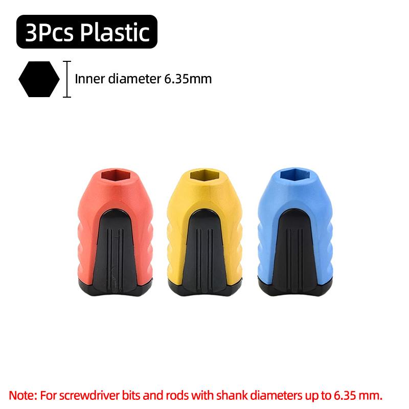 Magnetic Bit Holder Magnetic Ring Strong Magnetizer Demagnetizer Magnet Ring For 1/4 Inch 6.35mm Screwdriver Bit Holder Hand Tools Accessories