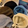 1Pc Autumn And Winter Ear Protection Street Style Knitted Hat Women'S Retro Dual-Use Bag Warm Wool Hat