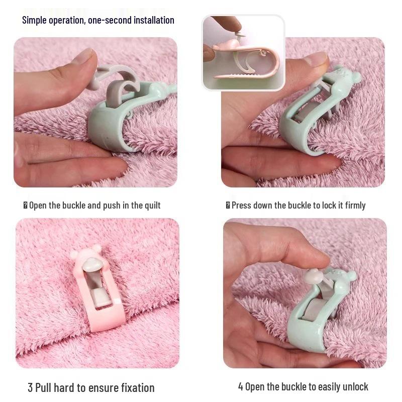 Réduction Nouvel Utilisateur: Clips Fixateurs de Couette Antidérapants Invisibles Sans Aiguilles