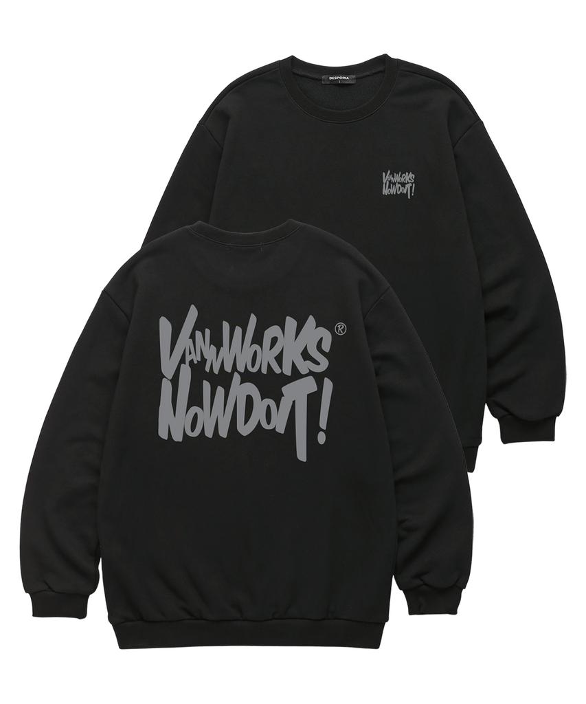 VANNWORKS Now Doit Sweatshirt (Vls0083) Black (Type B)
