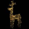 VidaXL Christmas Decoration Reindeer 90 LED Holiday Decoration Garden Patio Backyard Outdoor Living Room 60x16x100 Cm 329777