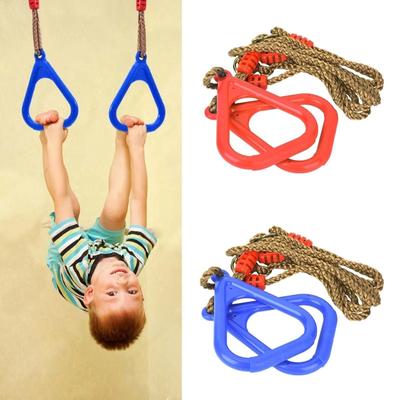 Gymnastic Rings Swing Kids Set Playground Garden Indoor Outdoor Fun Sports Sensory Integration Training Juguetes Divertidos