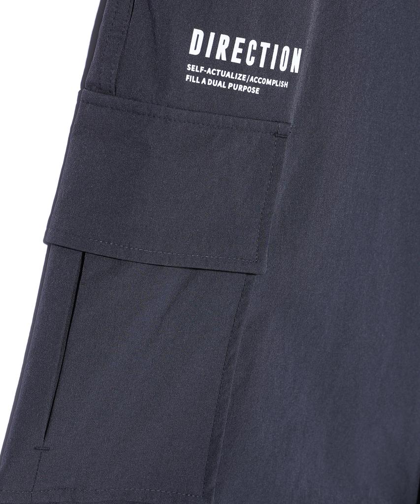 BUNKERBUSTER Wide Parachute Cargo Pants Charcoal (Mo1Pu122-075)