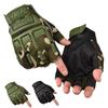 1Pair Summer Fingerless Gloves Men Women Knuckles Protective Gear Hand Driving  Cycling Bicycle Riding