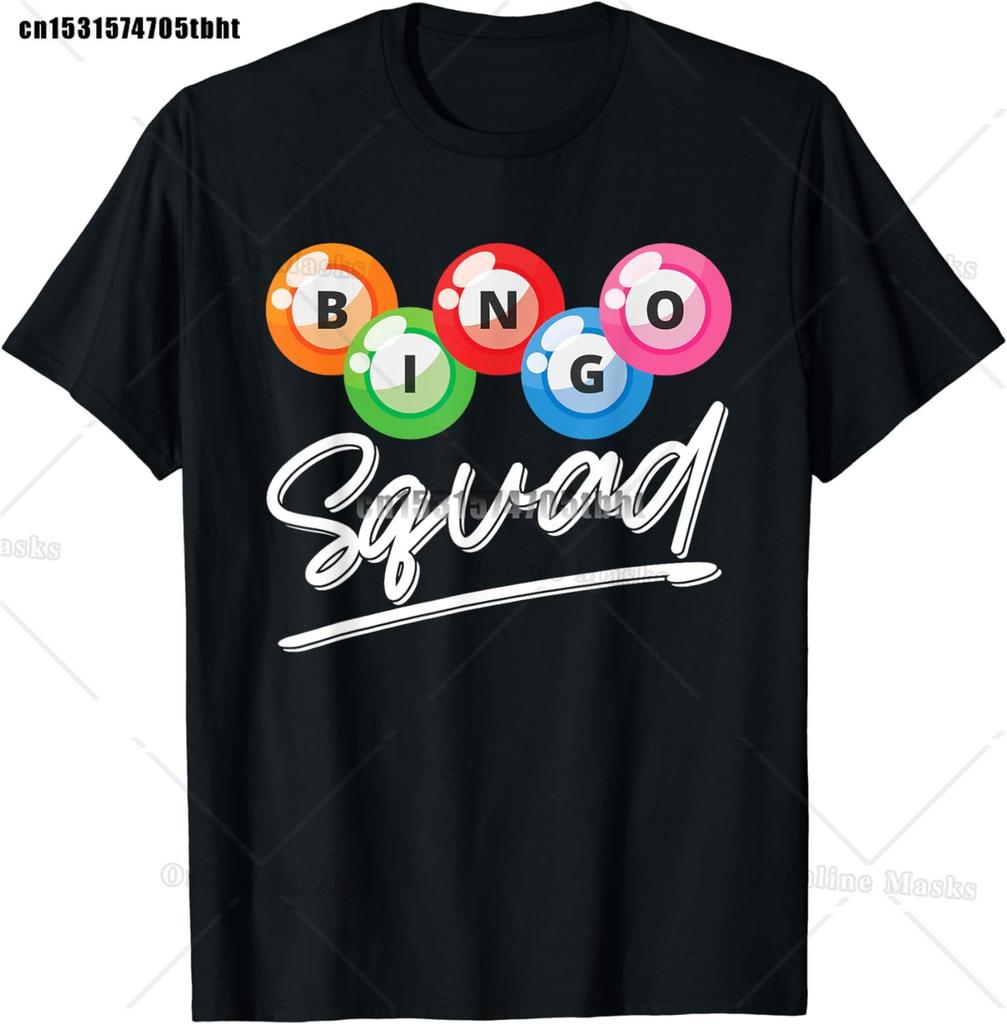 Crazy Bingo Lady Shirt Funny Lucky Bingo Shirt Player Hobby Gambling Bingo Queen TShirt Fashion Street Cotton Tops Tees