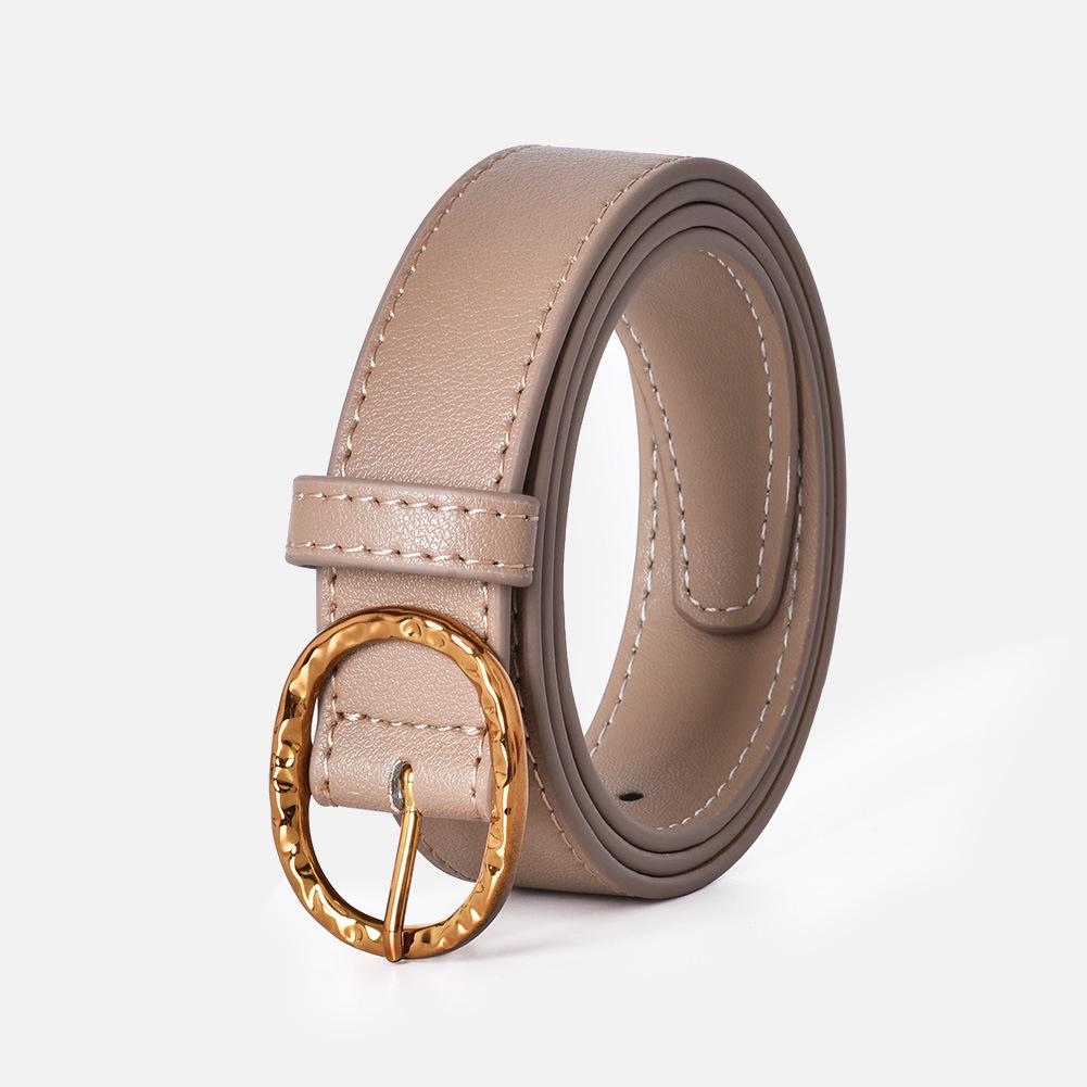 Spring Women's High-End Versatile Pin Buckle Waist Belt for Jeans or Skirts