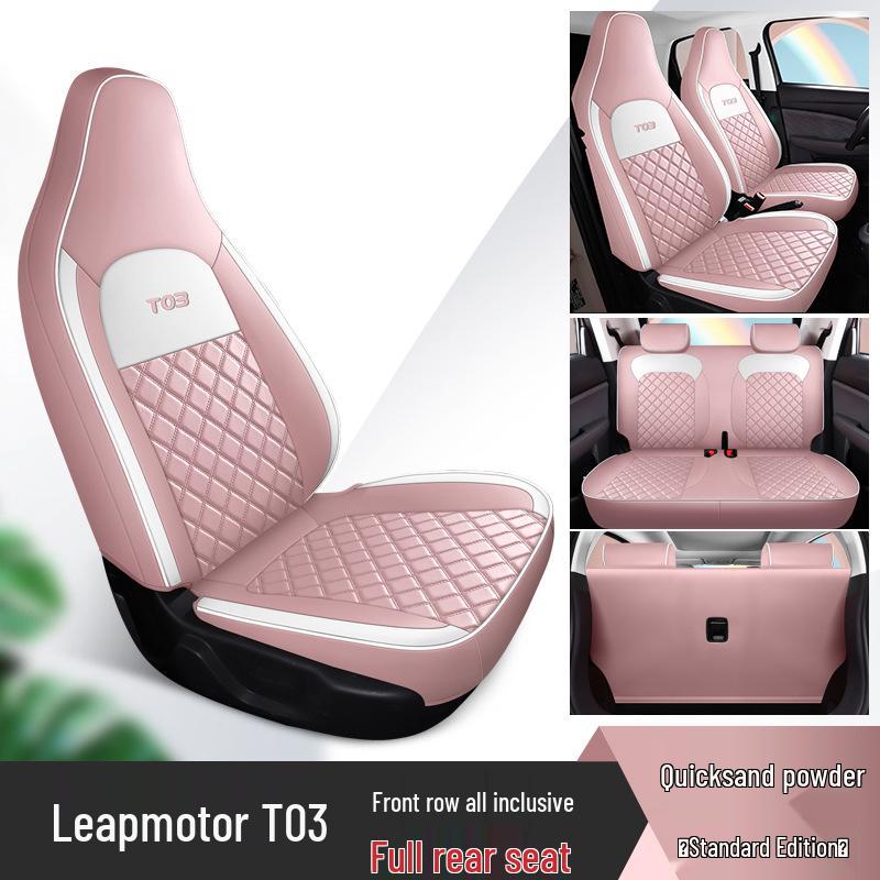 Leapmotor T03 Car Seat Cover: Universal, Full Surround, All-Season Cushion for 22 Models.