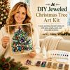 1 Set Gem Art Weihnachtsbaum Kunst-Kit DIY Feiertagsbastelset Baumdekoration Set Weihnachtsbasteln